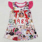 Baby Girls Dress Flutter Sleeve Singer Knee Length Dresses GSD1125