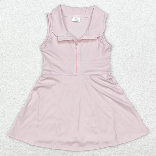 Baby Girls Clothes Pink Athletic Active Wear Knee Length Dresses GSD1378