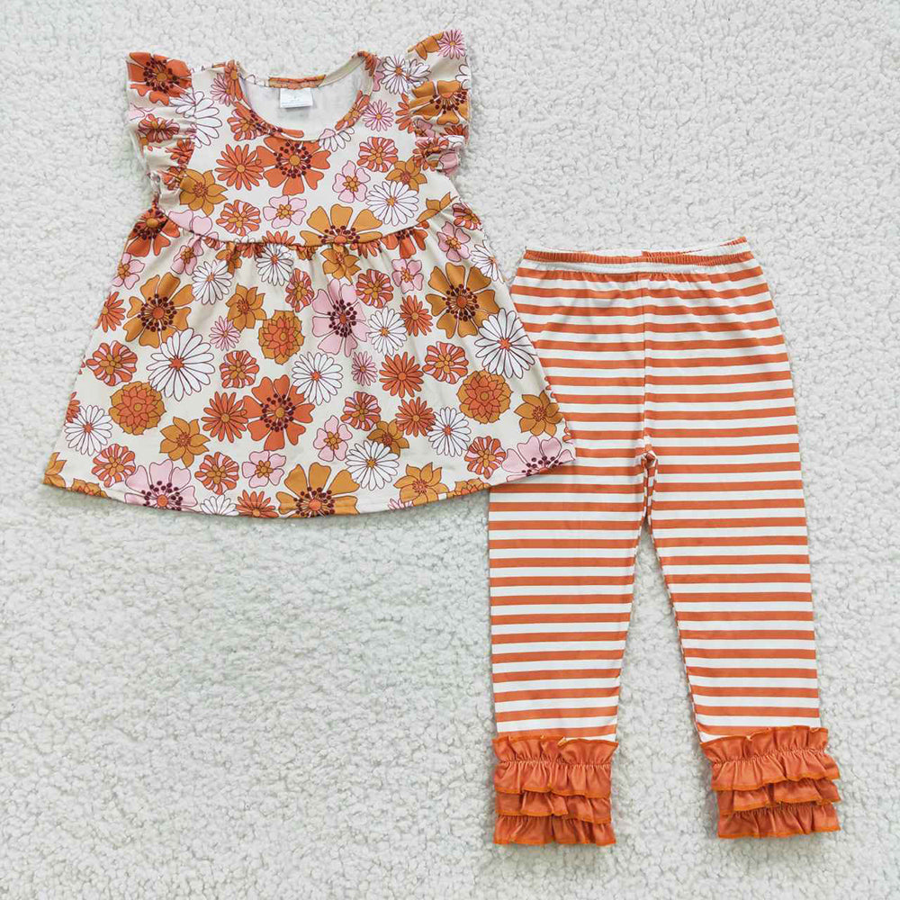 Boutique Baby Girls Clothes Short Sleeve Pants Sets GSPO0674