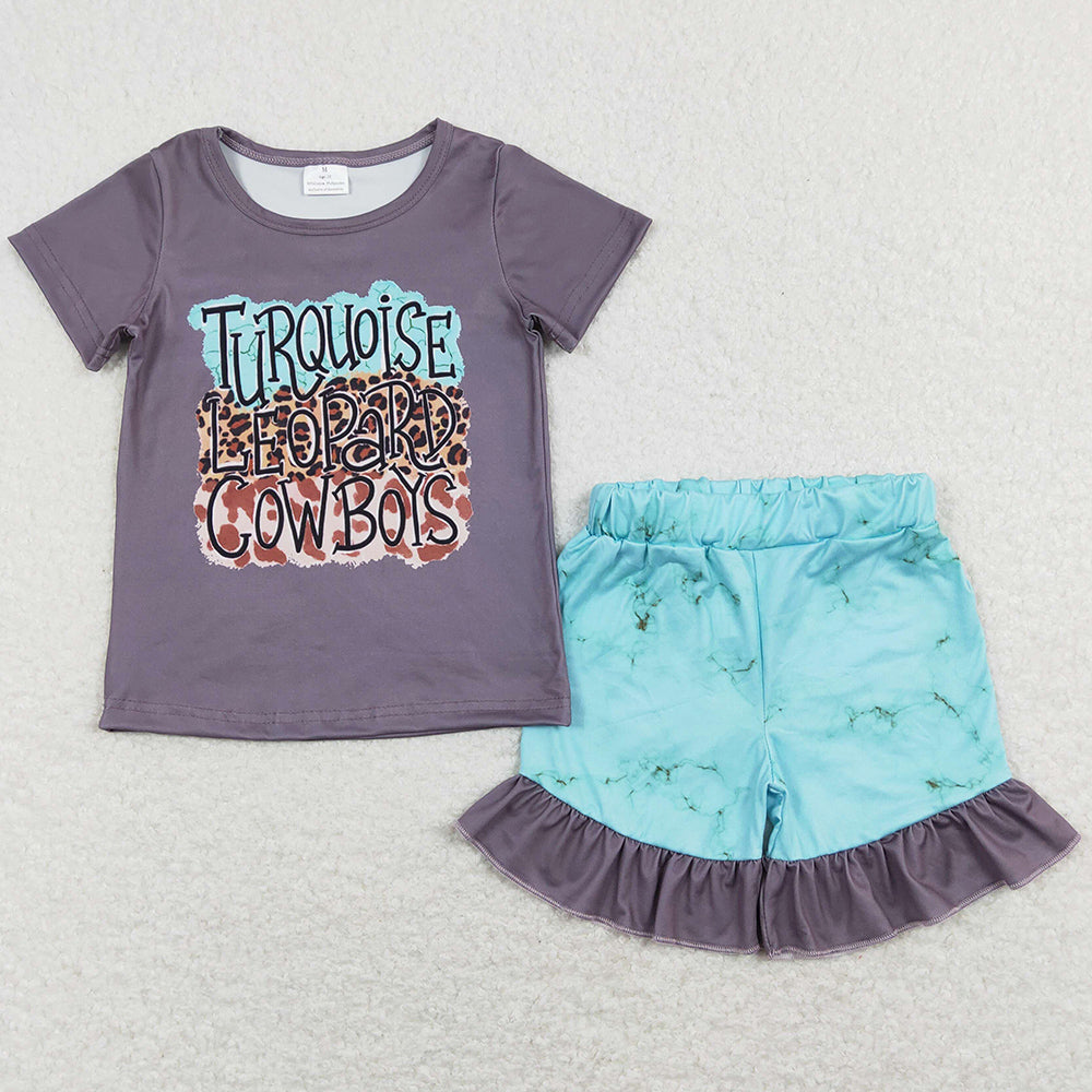 Cute Baby Girls Clothes Summer Shorts Sets GSSO0545