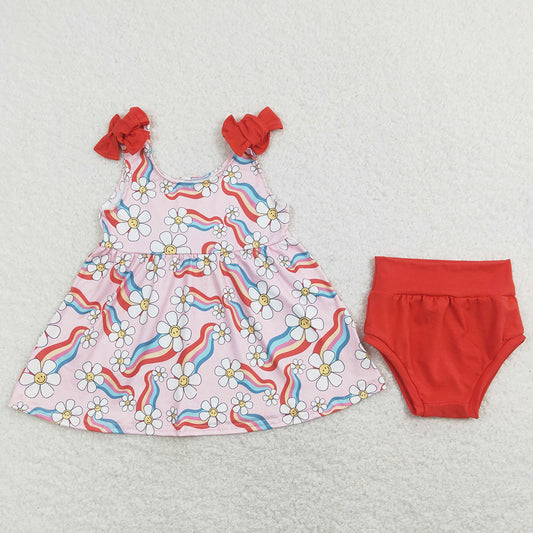 Hot Sale Baby Girls Clothes Summer Bummies Sets GBO0278