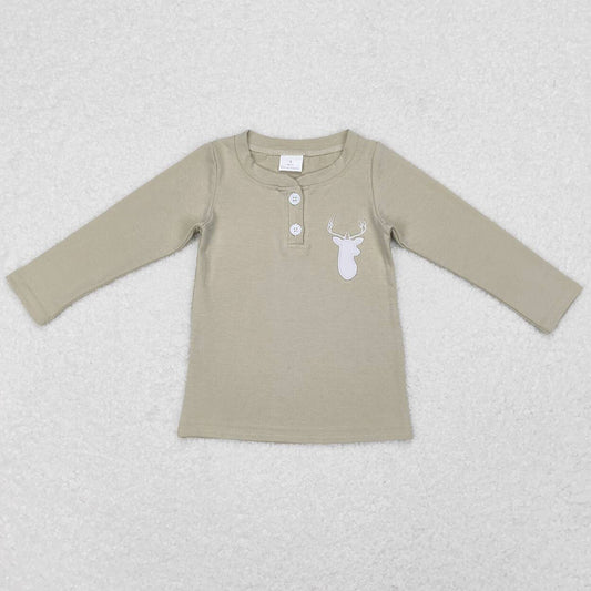 Baby Boys Clothes Deer Long Sleeve Tee Shirts Tops GT0352