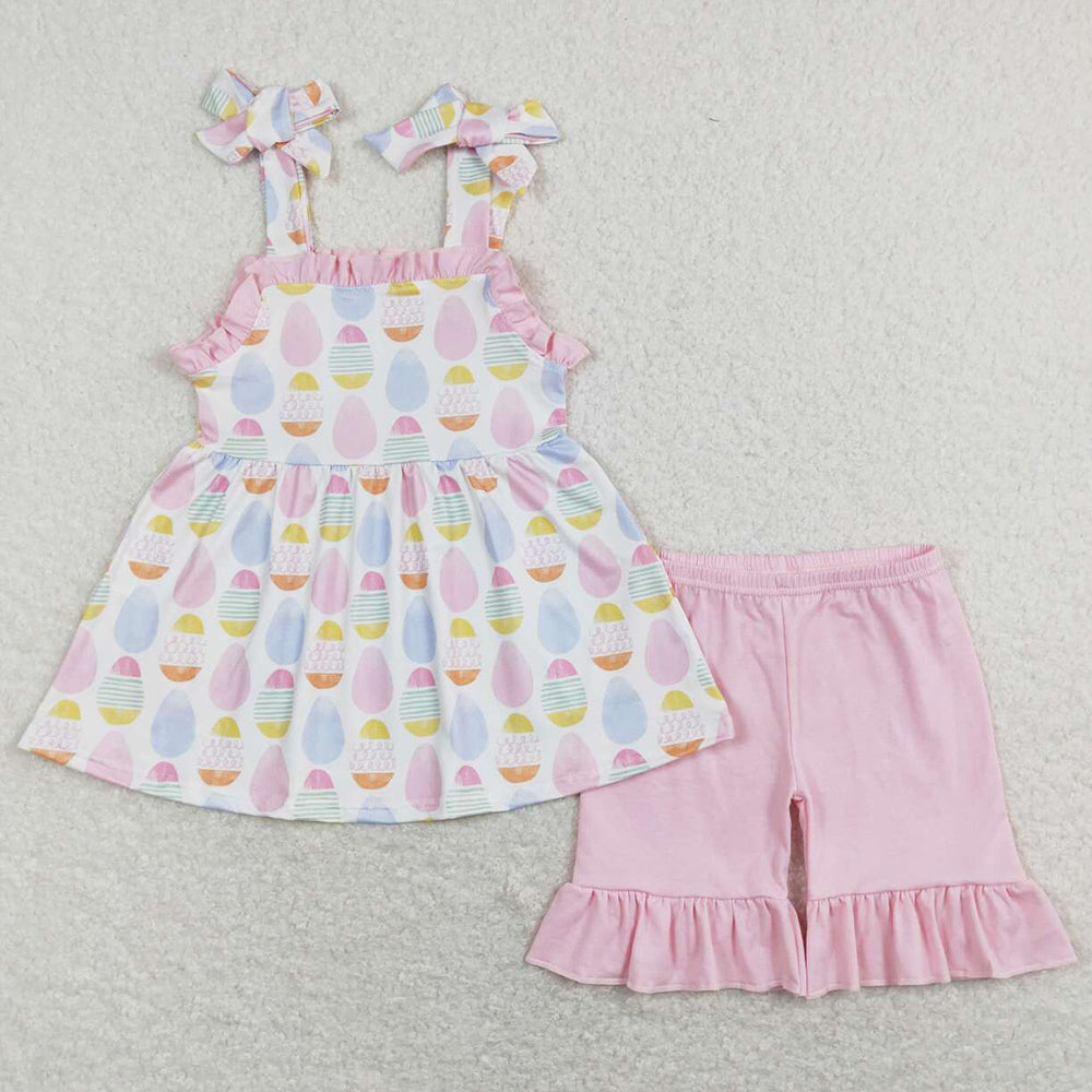 Boutique Baby Girls Clothes Easter Eggs Cute Girls Outfits GSSO0559