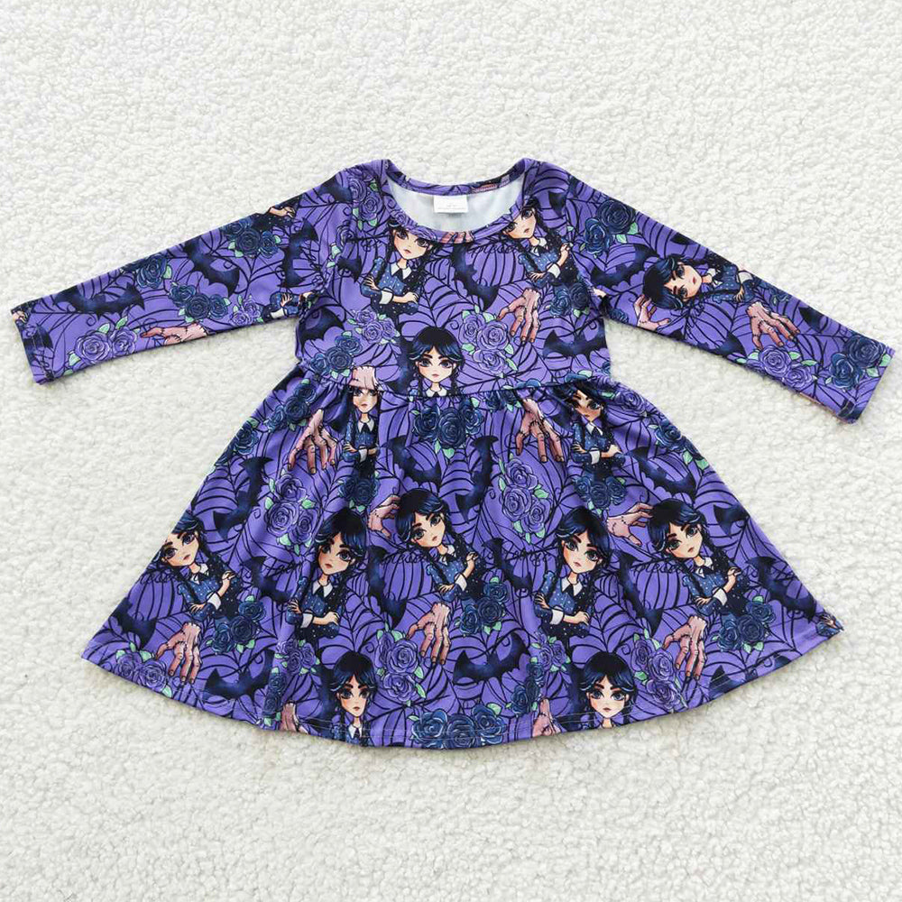 Fashion Baby Girls Dresses Long Sleeve Fall Dress GLD0229