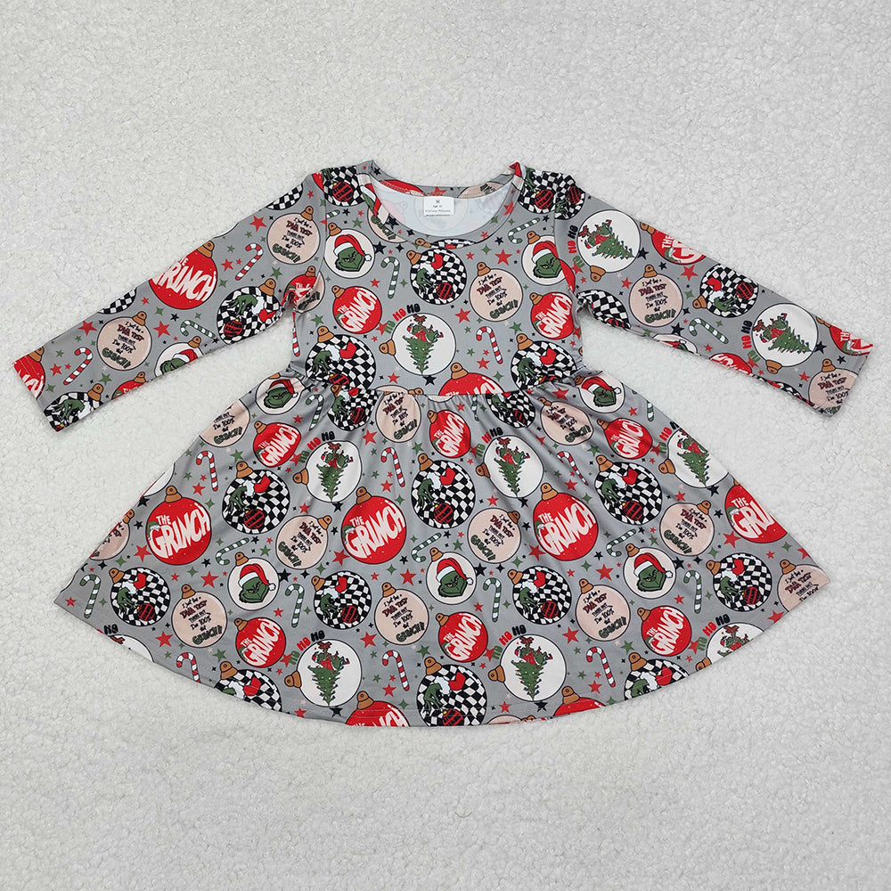 Baby Girls Dress Christmas Disco Knee Length Dresses GLD0905