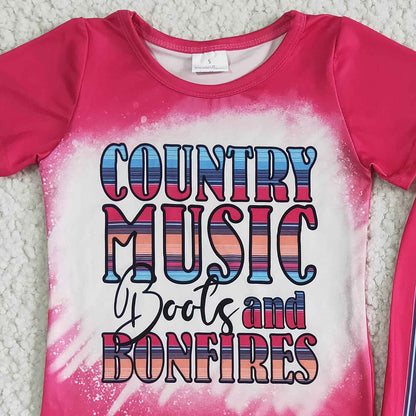 Wholesale Baby Girl Clothes Boutique Kids Clothing Western Style Toddler Girls Clothes GSPO0008