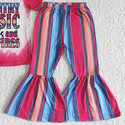 Wholesale Baby Girl Clothes Boutique Kids Clothing Western Style Toddler Girls Clothes GSPO0008