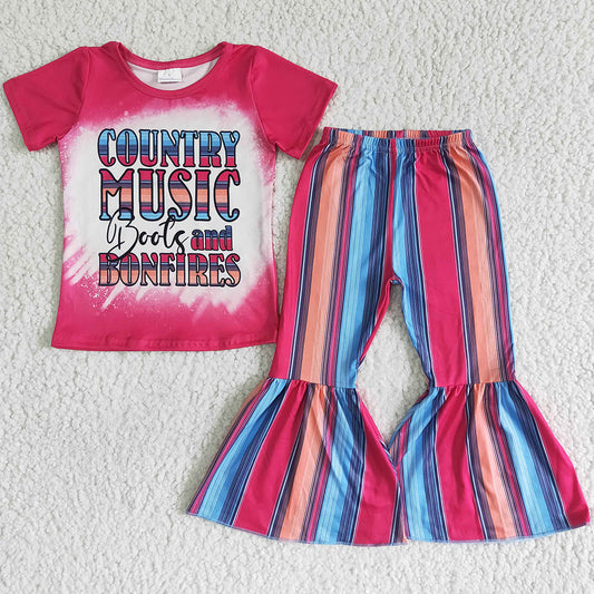 Wholesale Baby Girl Clothes Boutique Kids Clothing Western Style Toddler Girls Clothes GSPO0008