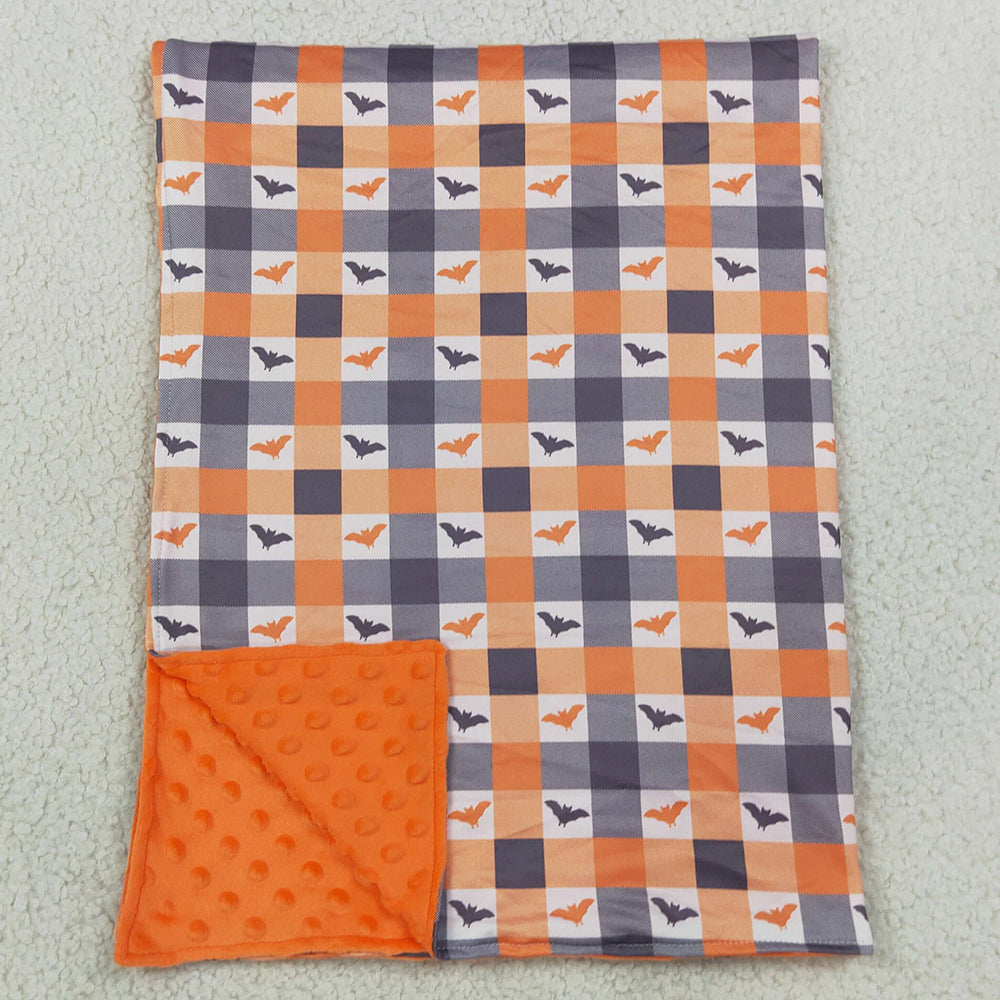 Baby Girls Blankets Flowers Bats Checked Halloweens Blankets BL0264