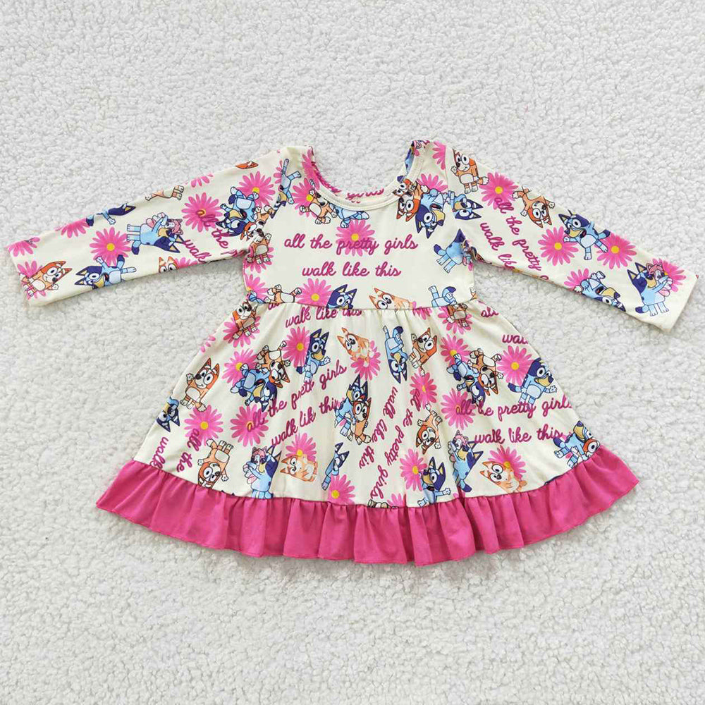 Cartoon Cute Baby Girls Dresses GLD0214