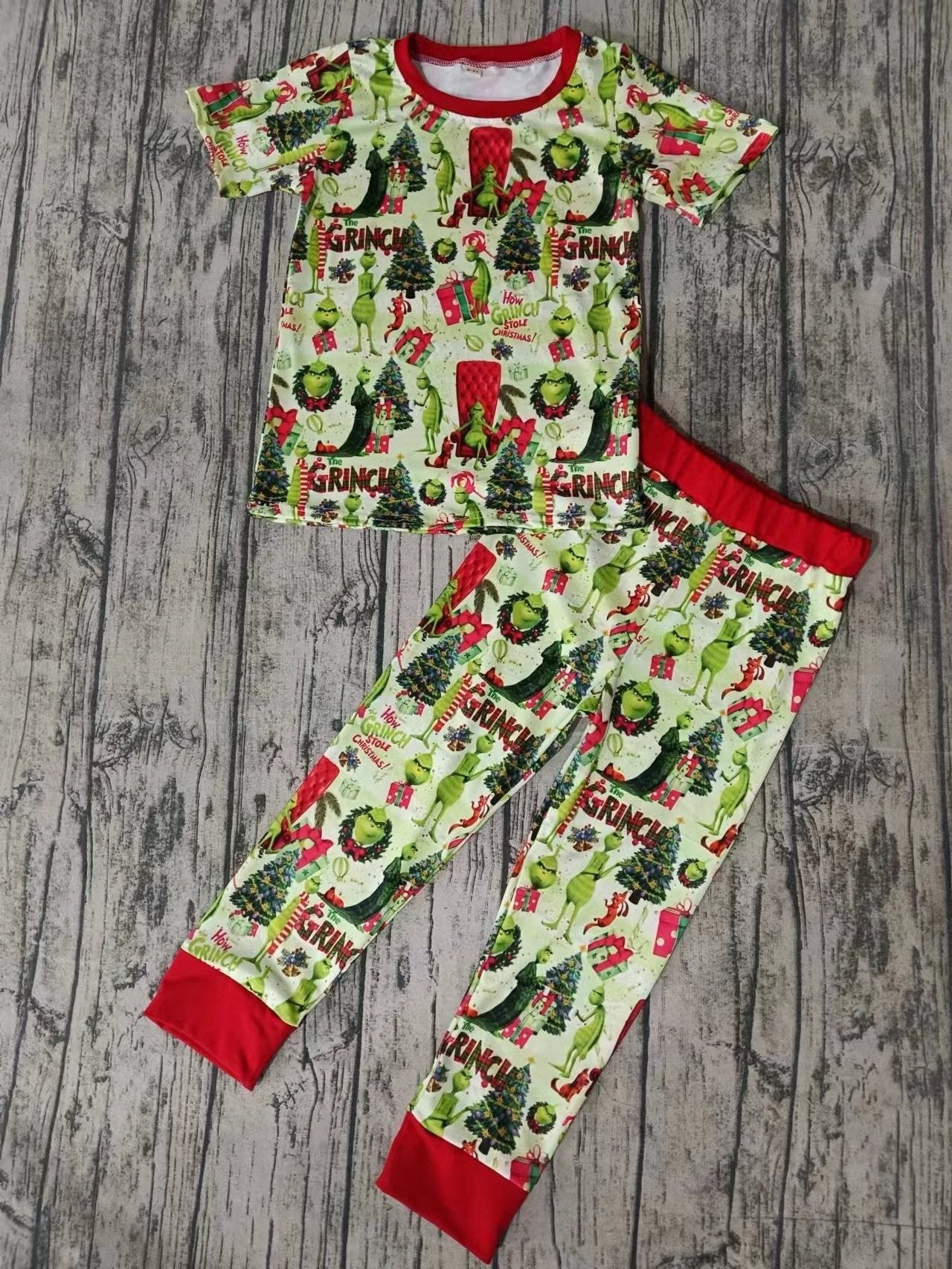 Christmas Baby Kids Pajamas Sleepwear Sets Preorder Moq 5