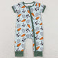 Bunny Rabbit Print Infant Baby Kids Easter Rompers SR1014