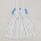 Baby Girls Dress Sleeveless Straps Leaves Ruffle Knee Length Dresses GSD1099