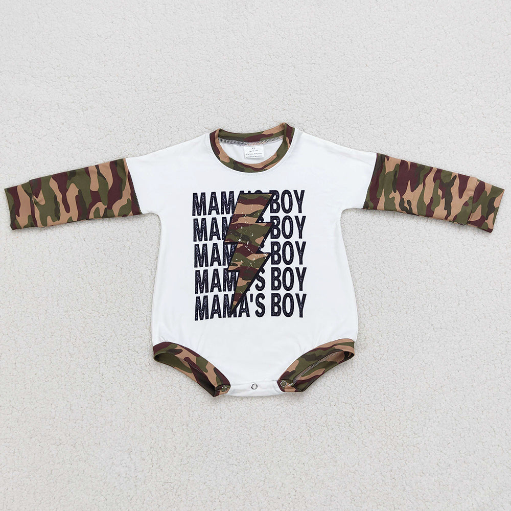 Mama`s Boys Rompers Long Sleeve Jumpsuit LR0676