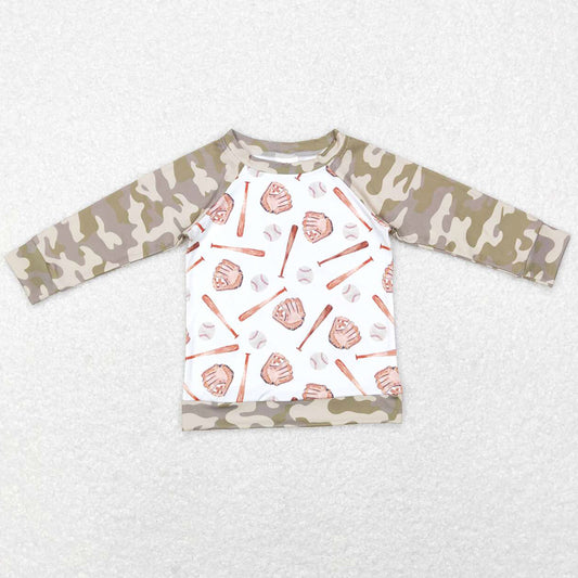 Baby Boys Clothes Tops Long Sleeve Camo Tops Tee Shirts BT0469