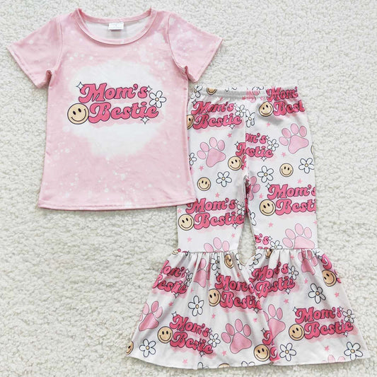 New Fashion Baby Girls Clothes Bell Bottoms Toddler Outfits GSPO0742