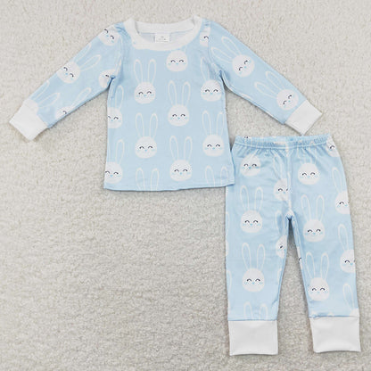 Easter Baby Girls Pajamas Bunny Rabbit Print Kids Sibling Pajamas Boys Sleepwear Sets GLP1156