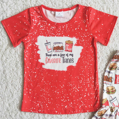 Boutique Baby Girls Clothing Summer Kids Outfits Toddler Girl Clothes Set C15-23