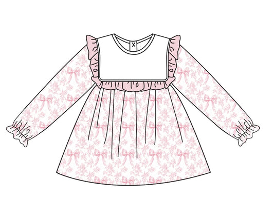 Preorder(moq 5) Baby Girls Dress Knee Length Dresses 8.16