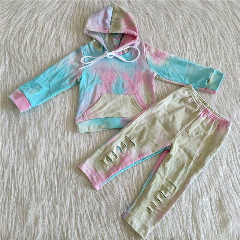 New Fashion Baby Kids Clothes Girls Hooded Outfits 6 A20-26