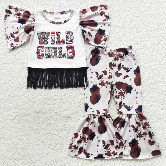 Fashion Kids Girls Clothes Wild Child Boutique Outfits GSPO0773