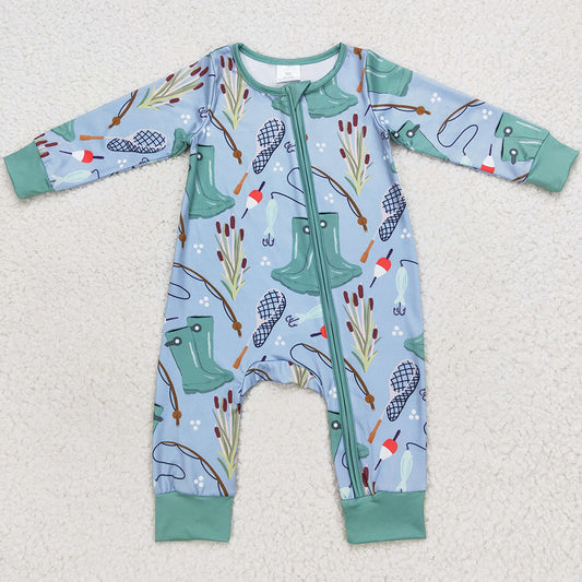 Boutique Baby Boys Rompers Long Sleeve Fall Romper LR0664