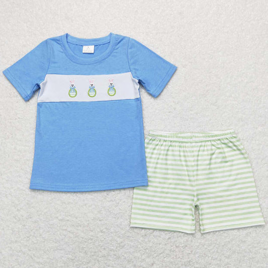 Baby Boys Clothes Easter Bunny Shirts Shorts Boutique Outfits BSSO0398