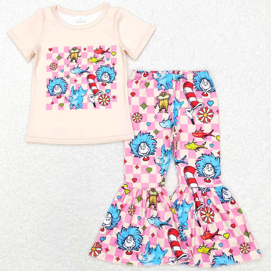 Cartoon Baby Girl Clothes Bell Bottom Outfits GSPO0923