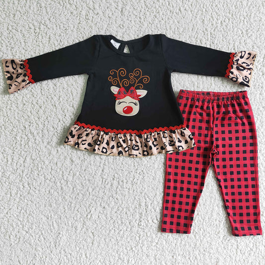 Christmas Girls Clothing Sets 6 A18-27