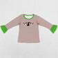 Baby Children Kids Clothes Tops Duck Stripes Sibling Embroidery Tee Shirts GT0367