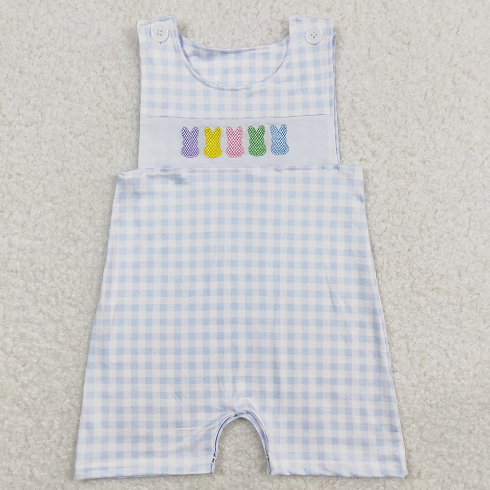 Baby Infants Easter Rompers Colorful Bunny Sleeveless Rompers SR0691