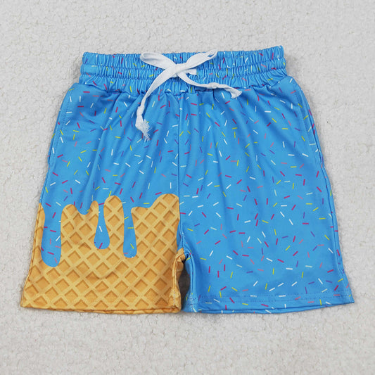 Baby Boys Shorts Blue Ice Cream Drip Summer Shorts Bottoms SS0619-2 11.1