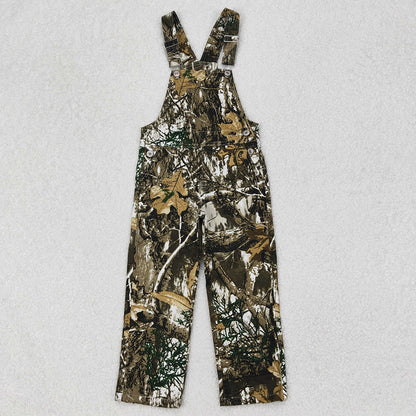 Boutique Baby Boys Overalls Fall Camo Denim Strap Jumpsuits Boys Overall P0533 3.22