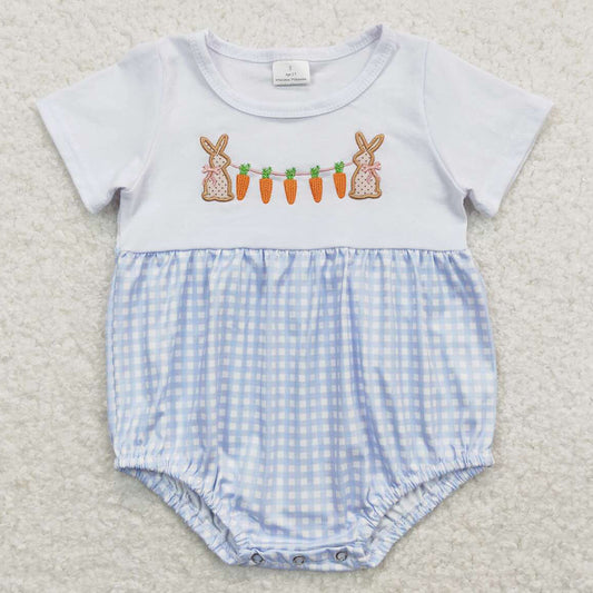 Baby Infant Boys Romper Easter Rabbit Carrot Short Sleeve Rompers SR0723