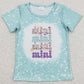 Mommy & Me Girls Mama Adult Easter Mini Blue Short Sleeve Tee Shirts Tops GT0448 GT0449