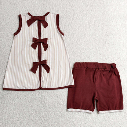 Baby Boys Clothes Boots Hat Guitar Top Stripe Pockets Shorts Western Clothes Sets BSSO1578 GSSO2763