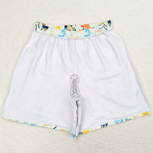 Adult Man Trunks Dogs Family Starfish Bottom Swim Trunk Shorts Swimsuit S0360