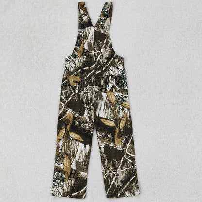 Boutique Baby Boys Overalls Fall Camo Denim Strap Jumpsuits Boys Overall P0533 3.22