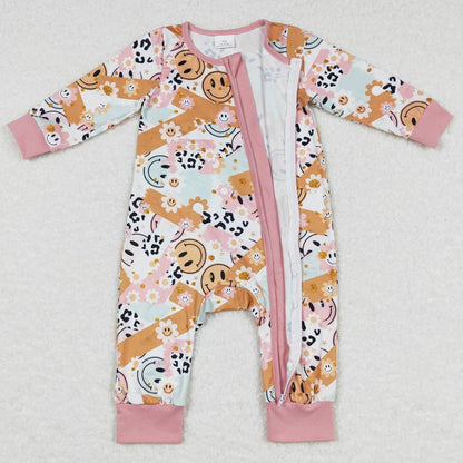 Infant Baby Girls Rompers Long Sleeve Jumpsuits LR0684