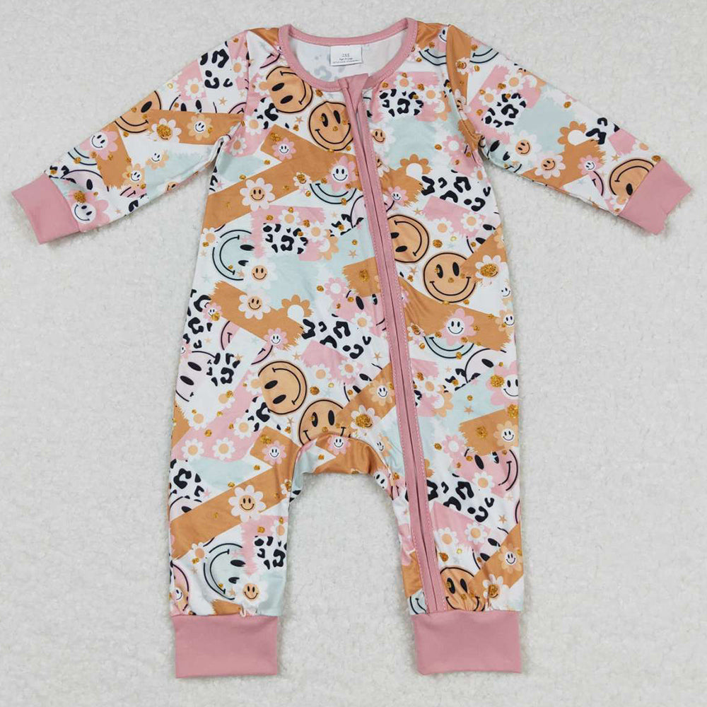 Infant Baby Girls Rompers Long Sleeve Jumpsuits LR0684