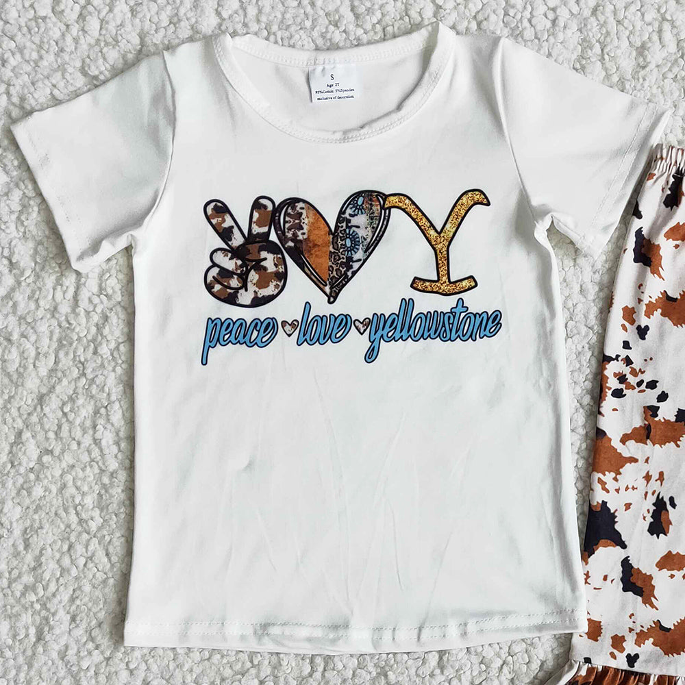 Kids Clothes Girls Bell Pants Set Spring Summer Toddler Girl Clothes E11-13