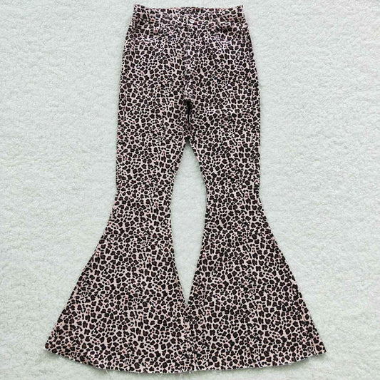 New Boutique Adult Jeans Pants Leopard Women Denim Pants P0117