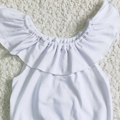 Baby Girl Bummies 4th Of July Girls Clothing Cute Bummies Set NC0001