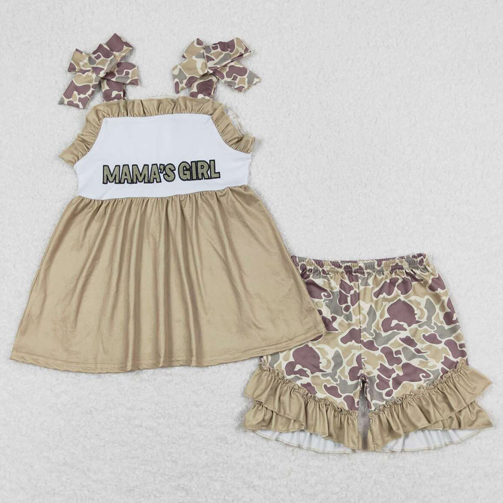 Baby Girls Clothes Mama`s Girl Summer Boutique Outfits GSSO0593