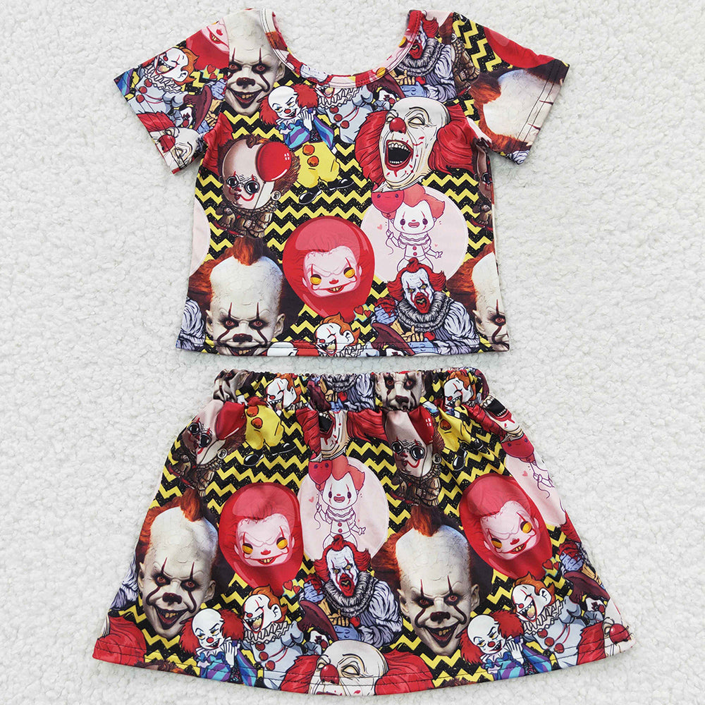 Hot Sale Baby Girls Clothes Skirts Sets Halloween GSD0425