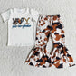 Kids Clothes Girls Bell Pants Set Spring Summer Toddler Girl Clothes E11-13