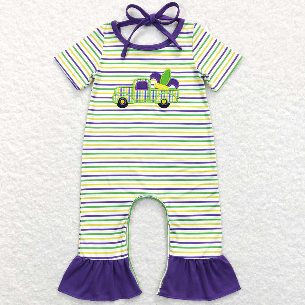 Mardi Gras Baby Kids Rompers Boys Girls Romper SR0518