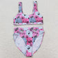 Adult Women Swimsuits Top Bottom 2pcs Swimsuits Sets S0347