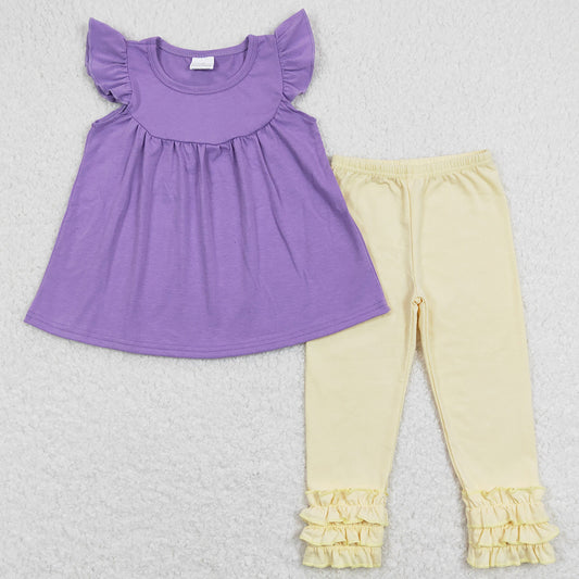 Baby Girls Clothes Tunic Top Icing Ruffle Legging Sets GSPO1322