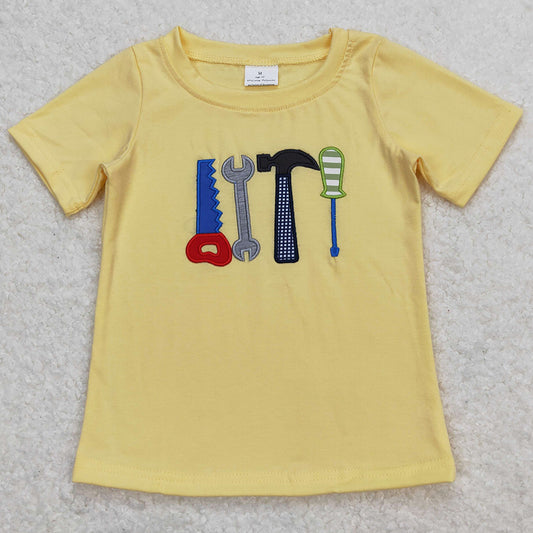 Baby Boys Clothes Top Summer Tool Short Sleeve Tee Shirts Tops BT0575